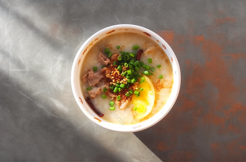 正上方观看亚洲米粥粥碗,高清,摄影图,摄影图片,图片大全,摄影图免费下载